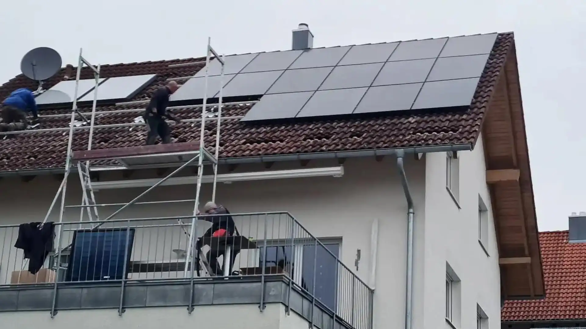 Haus mit Photovoltaik